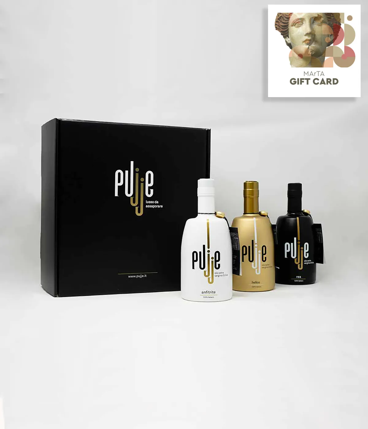 Olio extra vergine di oliva luxury pack